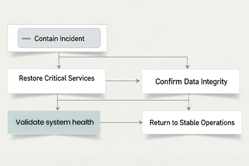 Post-incident recovery and system stabilization