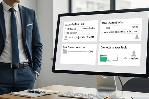 Data control and trust signals for healthcare AI products